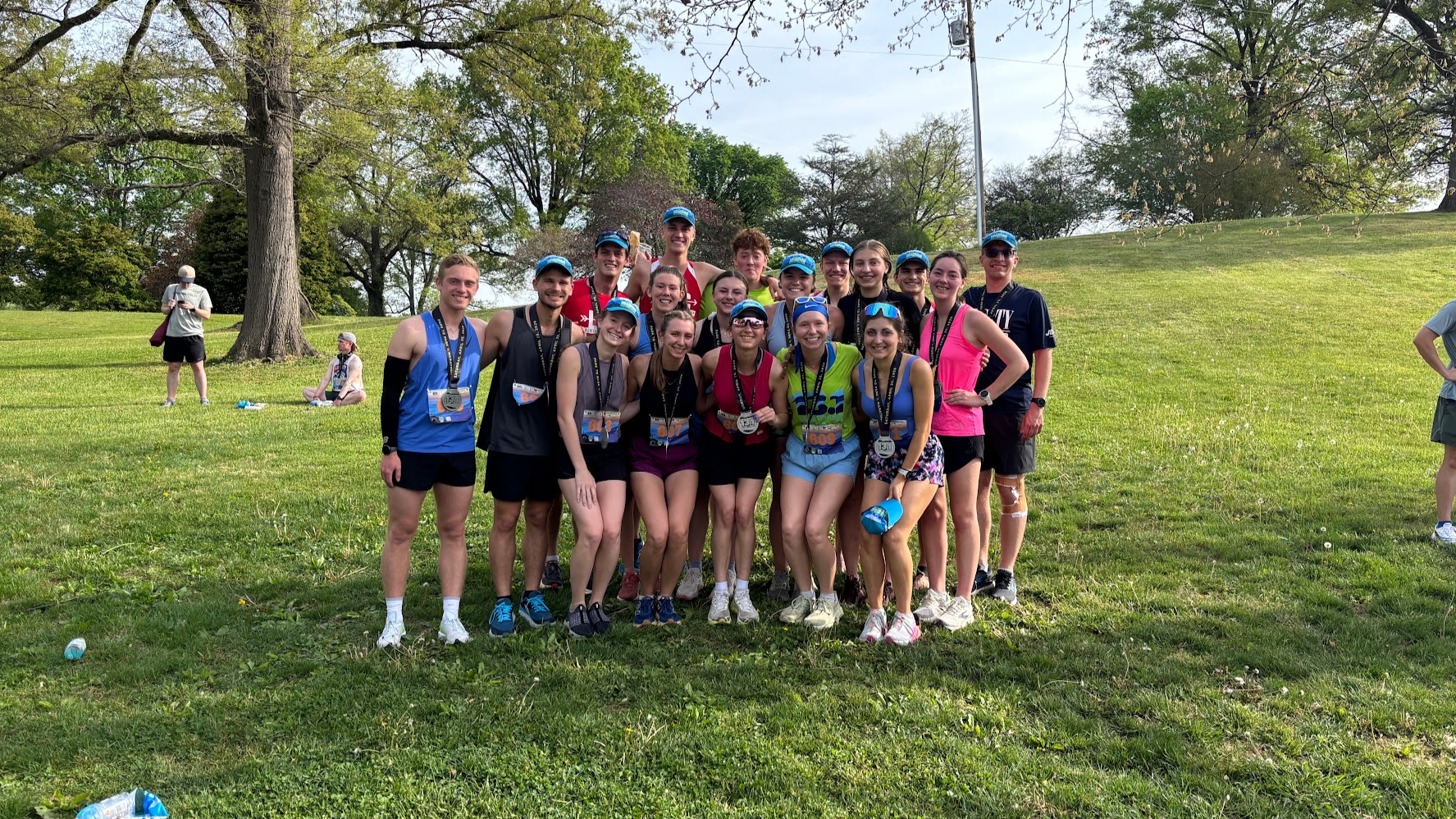 PR's at Park to Park 1/2 Marathon