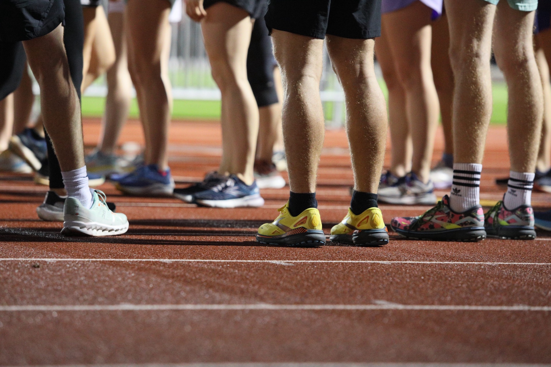 running feet